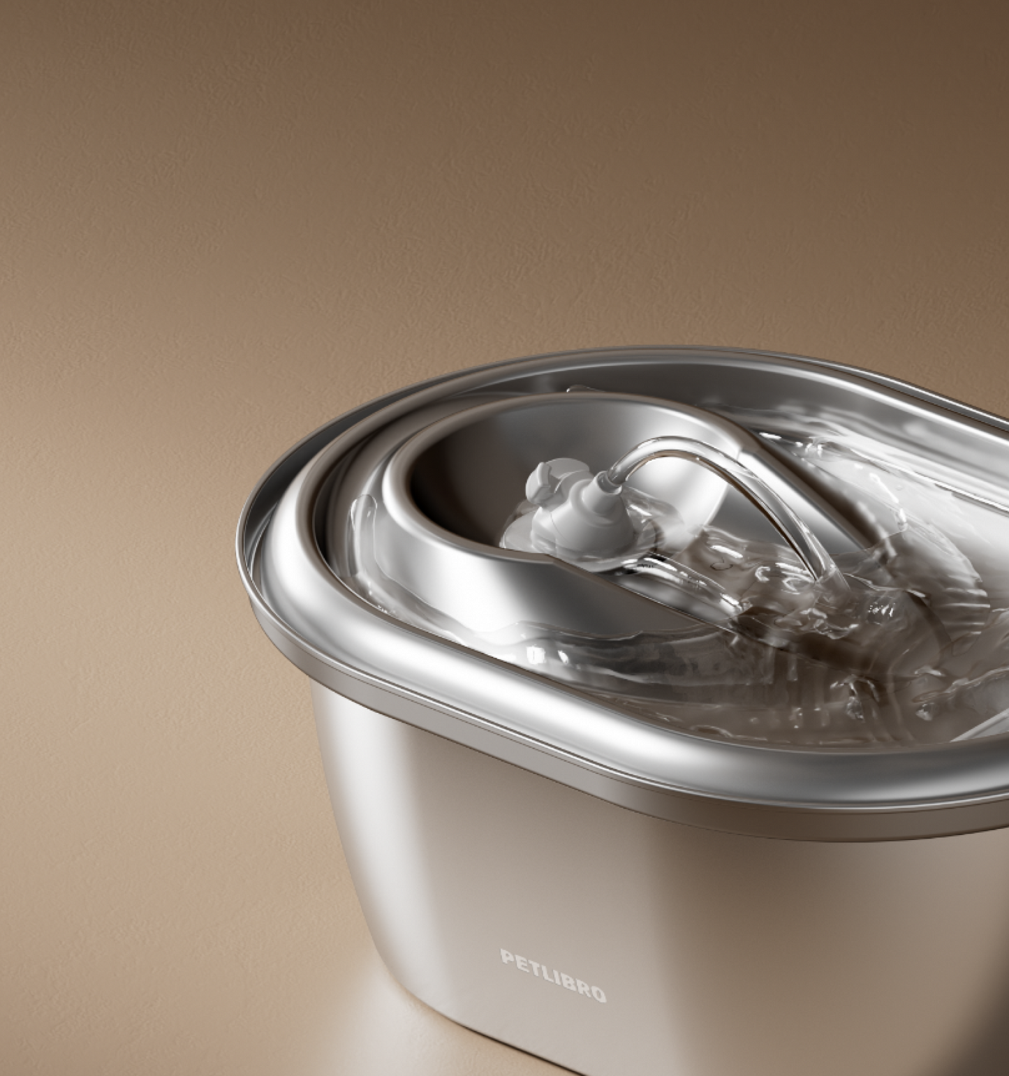 Fontaine à eau pour chat - 2,2L en inox